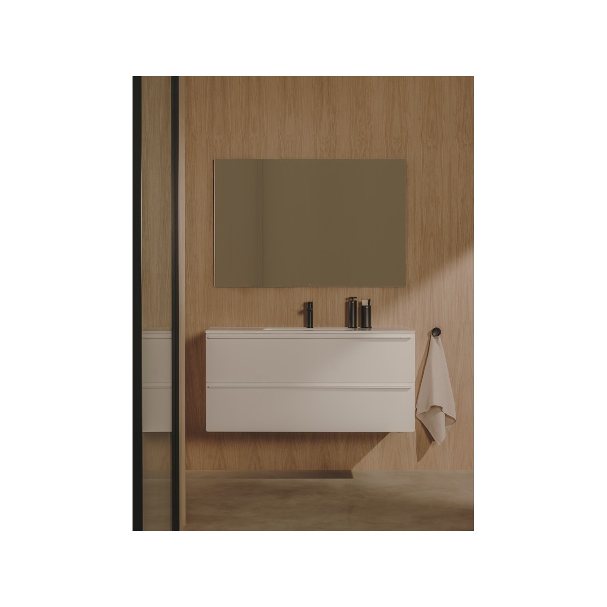 Allegro verre à poser noir mat - ROCA A817861NB0 