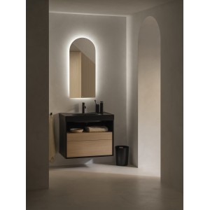 Allegro verre à poser noir mat - ROCA A817861NB0 