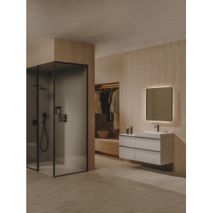 Allegro distributeur de savon à poser avec poussoir. noir mat - ROCA A817863NB0 