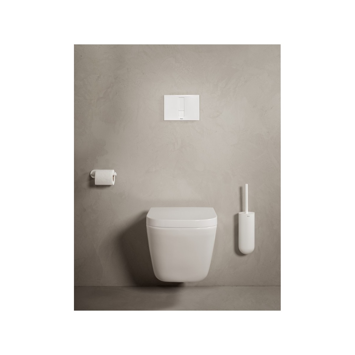 Allegro porte-balayette mural. blanc mat - ROCA A817866B00 