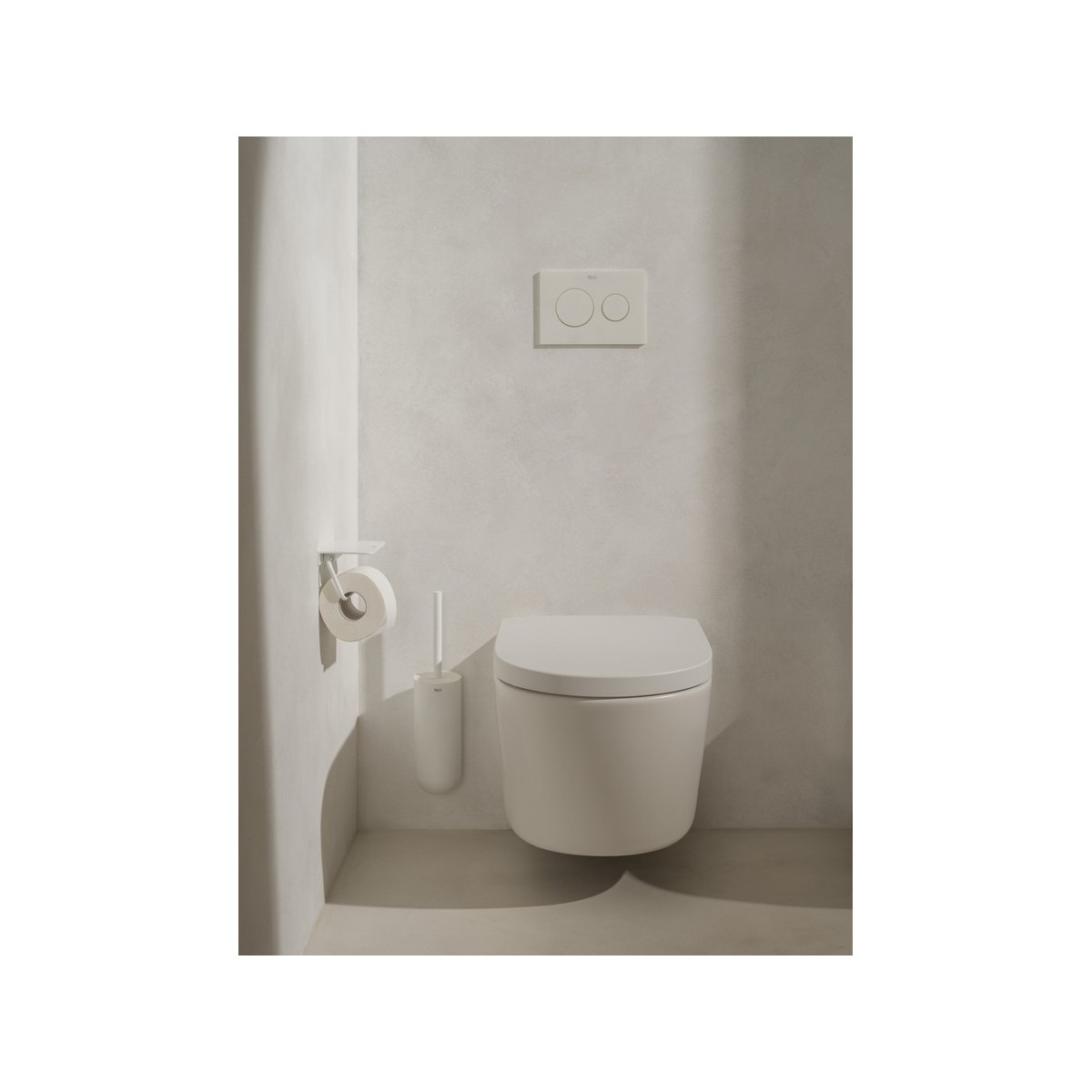 Allegro porte-balayette mural. blanc mat - ROCA A817866B00 