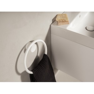 Allegro porte-serviettes anneau. blanc mat - ROCA A817867B00 