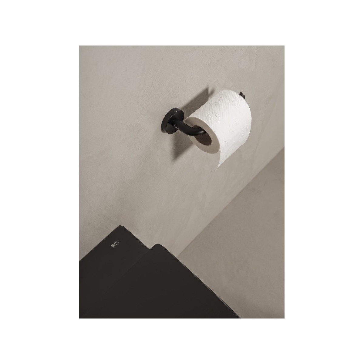 Allegro porte-papier rouleau sans couvercle noir mat - ROCA A817871NB0 