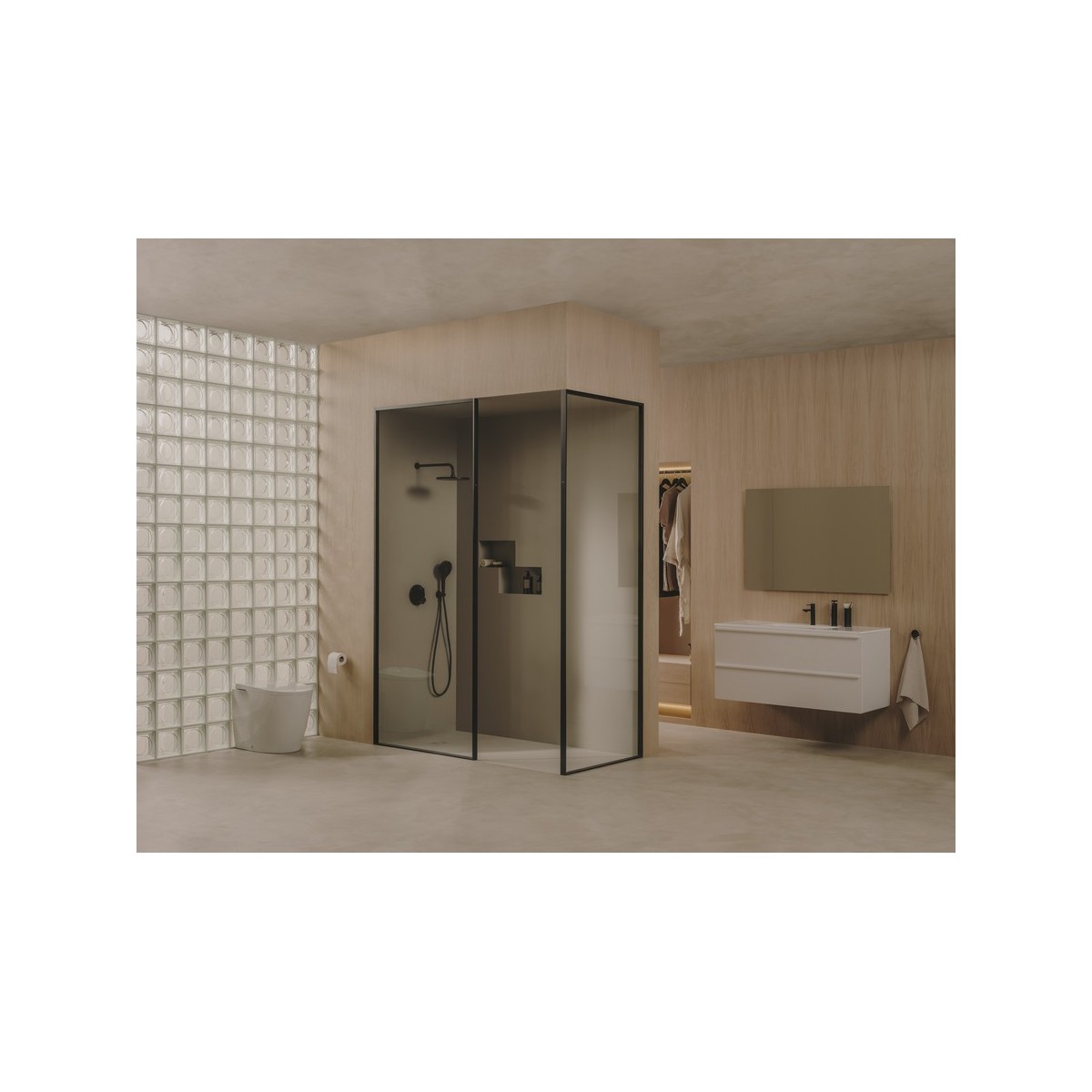 Allegro porte-papier rouleau sans couvercle noir mat - ROCA A817871NB0 