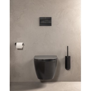 Allegro porte-papier rouleau sans couvercle noir mat - ROCA A817871NB0 