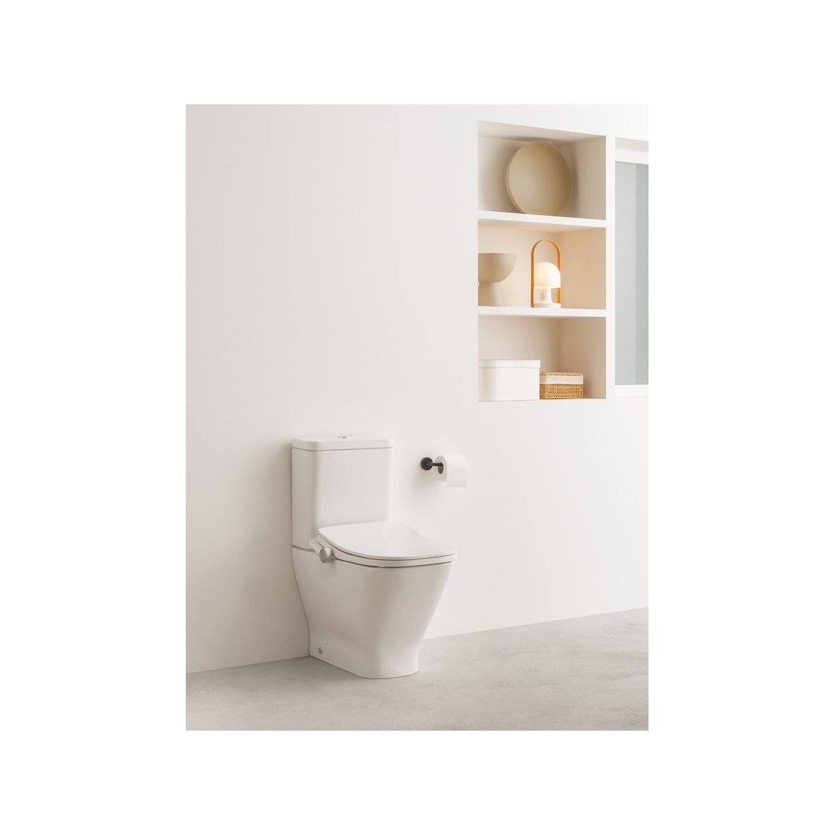 Allegro porte-papier rouleau sans couvercle noir mat - ROCA A817871NB0 