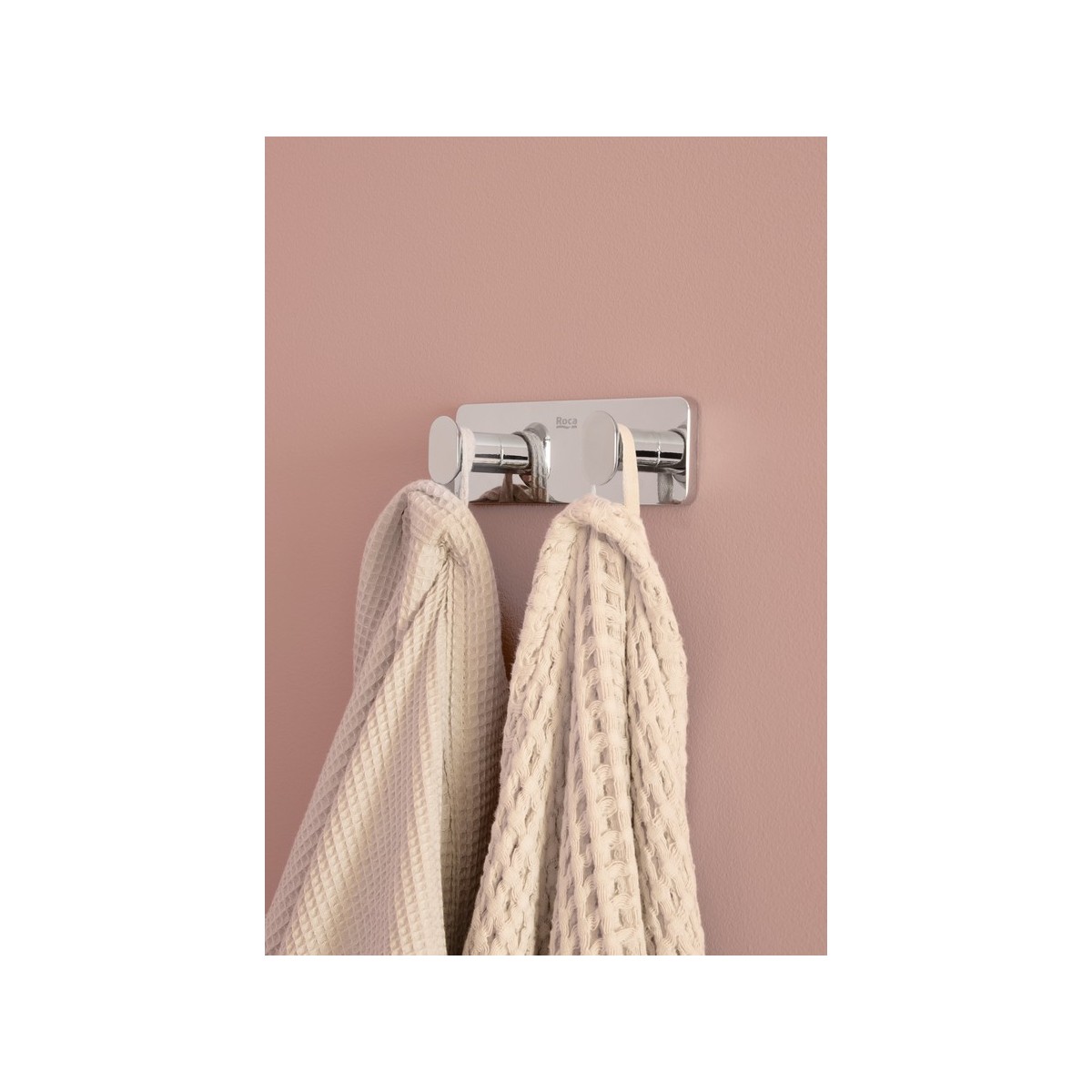 Victoria square double patère chromé - ROCA A817881C00 