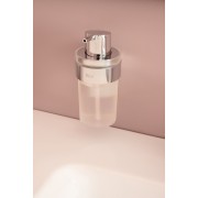 Victoria square distributeur de savon liquide en métal à fixer au mur chromé - ROCA A817892C00 