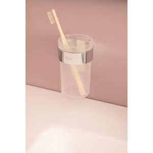 Victoria square porte-verre à fixer au mur chromé - ROCA A817894C00 