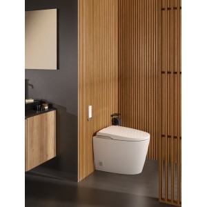 Horizon unik meuble 1t 900+plan noir+vasque dash noire mate - ROCA A851955553 