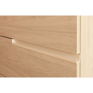 Victoria-n pack (meuble+lavabo+miroir+applique) 2 tiroirs 1000 mm frêne clair - ROCA A852108541 