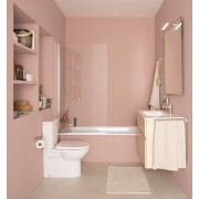 Victoria-n pack (meuble+lavabo+miroir+applique) 2 tiroirs 1000 mm frêne clair - ROCA A852108541 