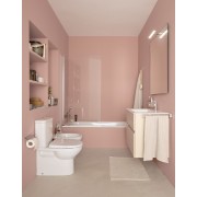 Victoria-n pack (meuble+lavabo+miroir+applique) 2 tiroirs 1000 mm frêne clair - ROCA A852108541 