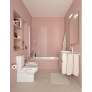 Victoria-n pack (meuble+lavabo+miroir+applique) 2 tiroirs 1000 mm frêne clair - ROCA A852108541 