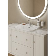 Carmen meuble pour vasque à encastrer de 600 mm base 1300 mm blanc mat - ROCA A858088509 