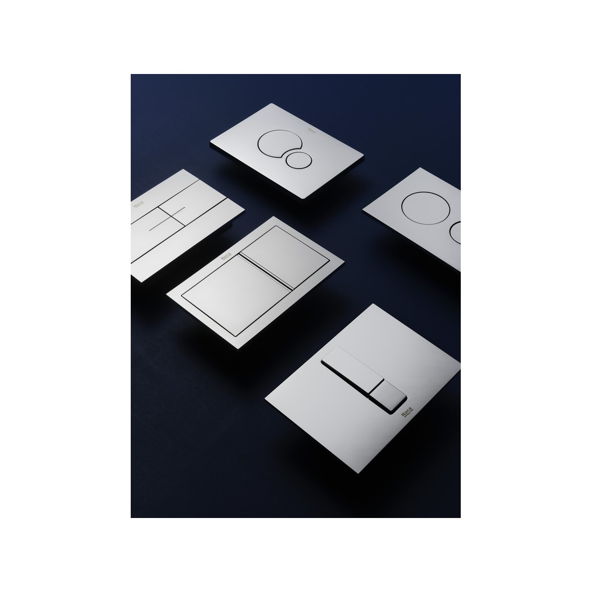 Ps3 double pour bâti-support duplo s chromé - ROCA A890223301 