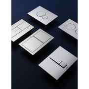 Ps3 double pour bâti-support duplo s chromé - ROCA A890223301 