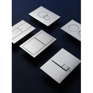 Ps3 double pour bâti-support duplo s chromé - ROCA A890223301 