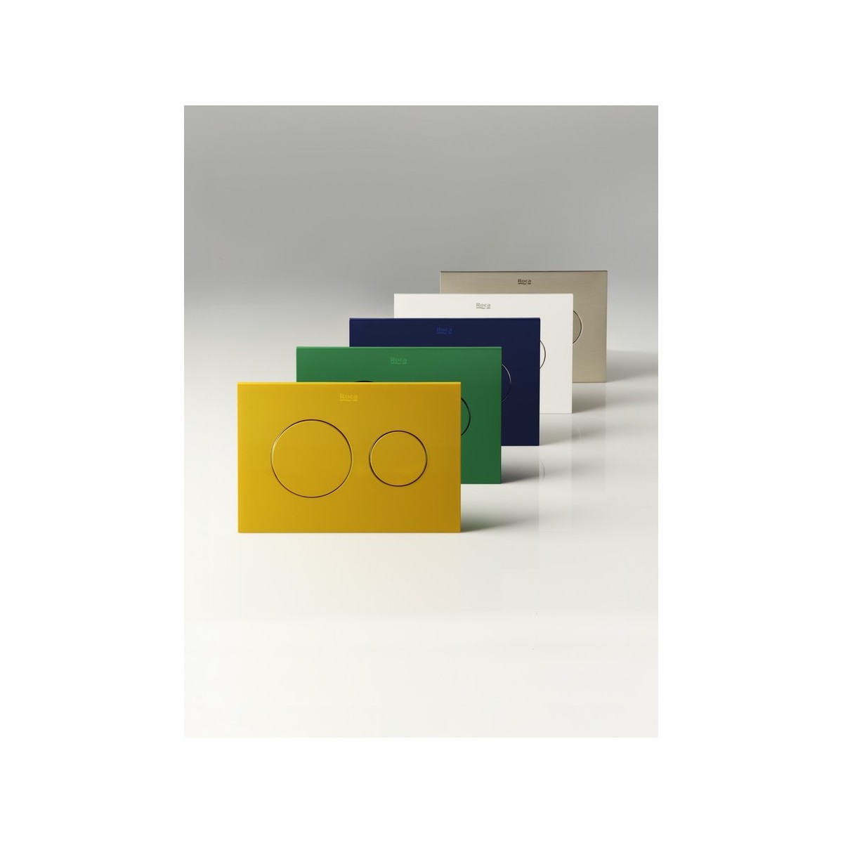 Ps3 double pour bâti-support duplo s or brossé - ROCA A8902233VA 