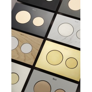 Ps3 boutons pour combiner avec panneau frontal ps3 acier inoxydable brossé - ROCA A890423304 