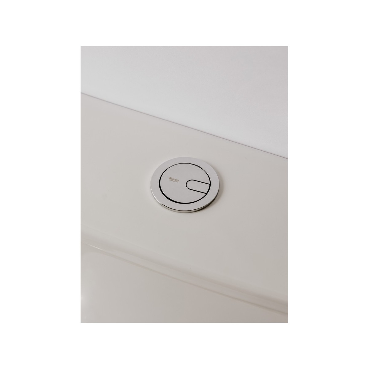 Bouton poussoir mécanisme double chasse ø48 et ø58 et trou d'encastrement ø50 - ROCA AH0011300R 