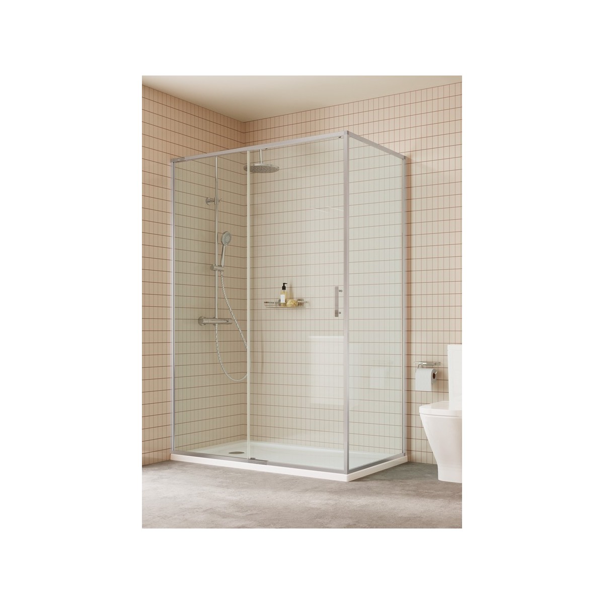 Victoria l2-e 1400 mm chromé - ROCA AM12B5787D0012NMN 