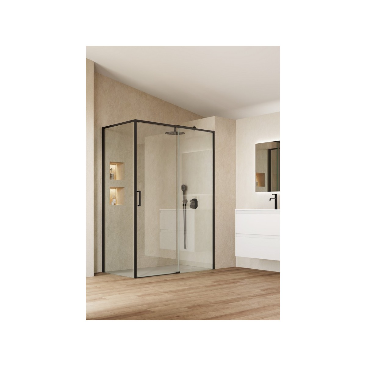 Ura lf-c 800 mm noir - ROCA AM20K3207D0016NMN 