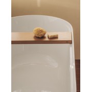 Tura baign îlot stonex vid clic-clac trop-plein tablette 170x75 blanc - ROCA A248671000 