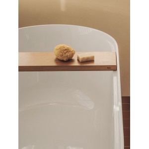 Tura baign îlot stonex vid clic-clac trop-plein tablette 170x75 blanc - ROCA A248671000 