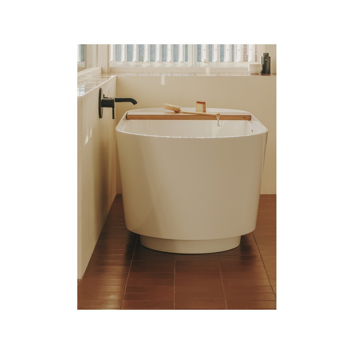 Tura baign îlot stonex vid clic-clac trop-plein tablette 170x75 blanc - ROCA A248671000 