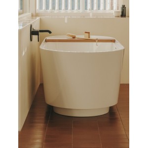 Tura baign îlot stonex vid clic-clac trop-plein tablette 170x75 blanc - ROCA A248671000 