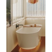 Tura baign îlot stonex vid clic-clac trop-plein tablette 170x75 blanc - ROCA A248671000 