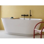 Tura baign îlot stonex vid clic-clac trop-plein tablette 170x75 blanc - ROCA A248671000 