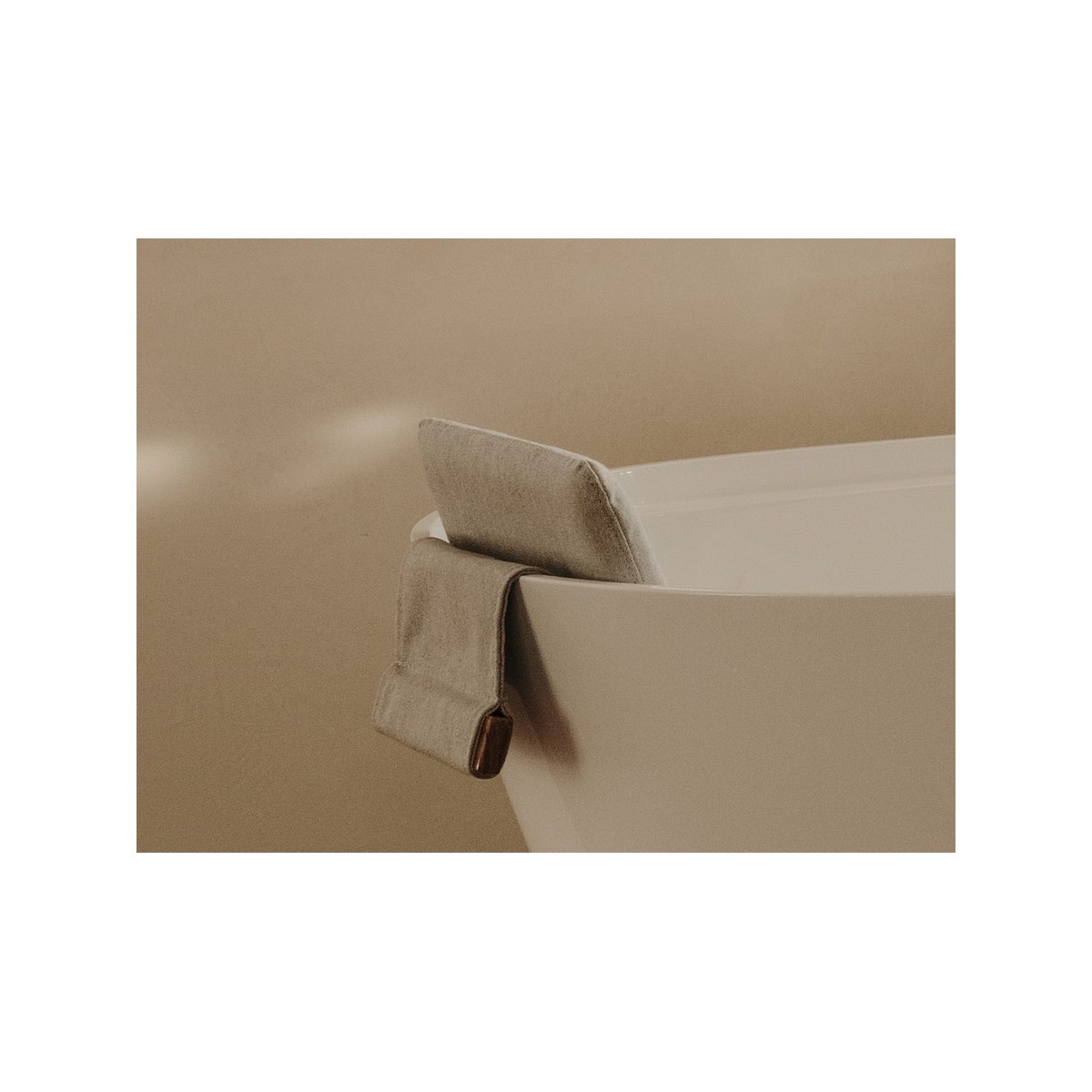 Tura appuie-tête avec contre-poids en bois 285 x 290 x 30 mm gris - ROCA A248674000 