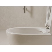 Cuvette au sol rimless Round Dual Ona Blanc - Roca A342688000 