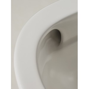 Meridian cuvette au sol rimless vortex dual blanc mat 630x360mm - ROCA A342747620 