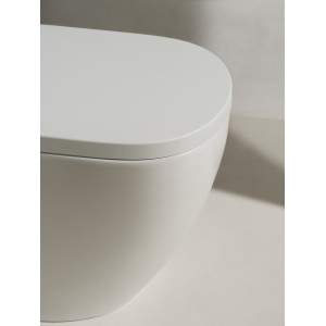 Meridian cuvette au sol rimless vortex dual blanc mat 630x360mm - ROCA A342747620 