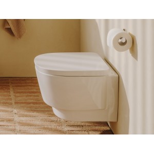 Tura cuvette de wc suspendue roca rimless® blanc brillant - ROCA A346697000 