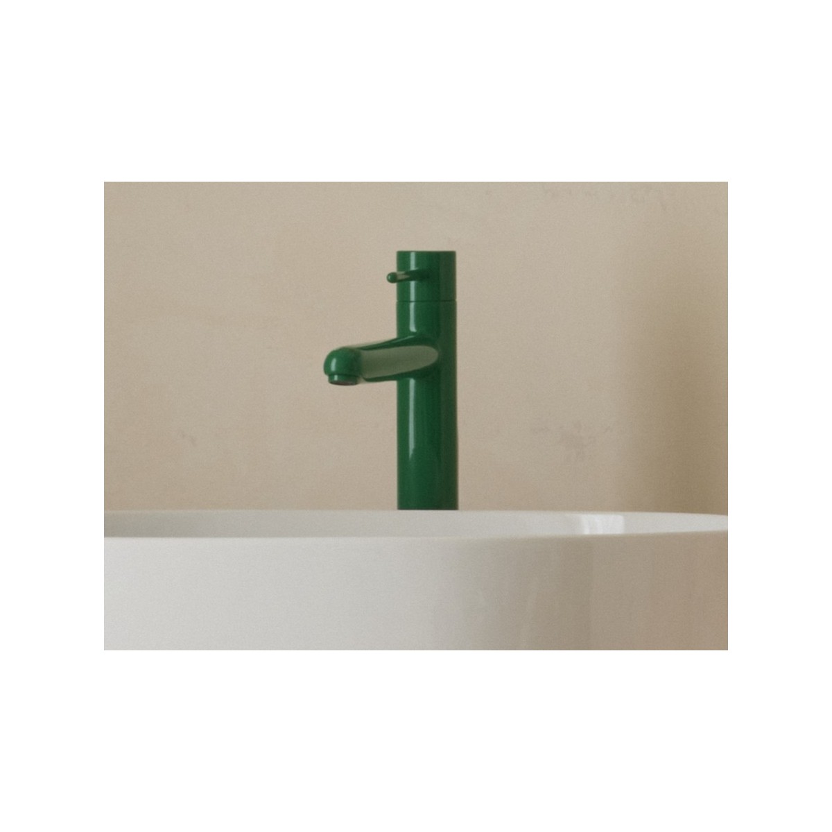 Nu mitigeur lav "xl" corps lisse avec flexibles poignée fine vert menthe - ROCA A5A343FP20 