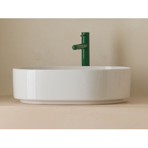 Nu mitigeur lav "xl" corps lisse avec flexibles poignée fine vert menthe - ROCA A5A343FP20 