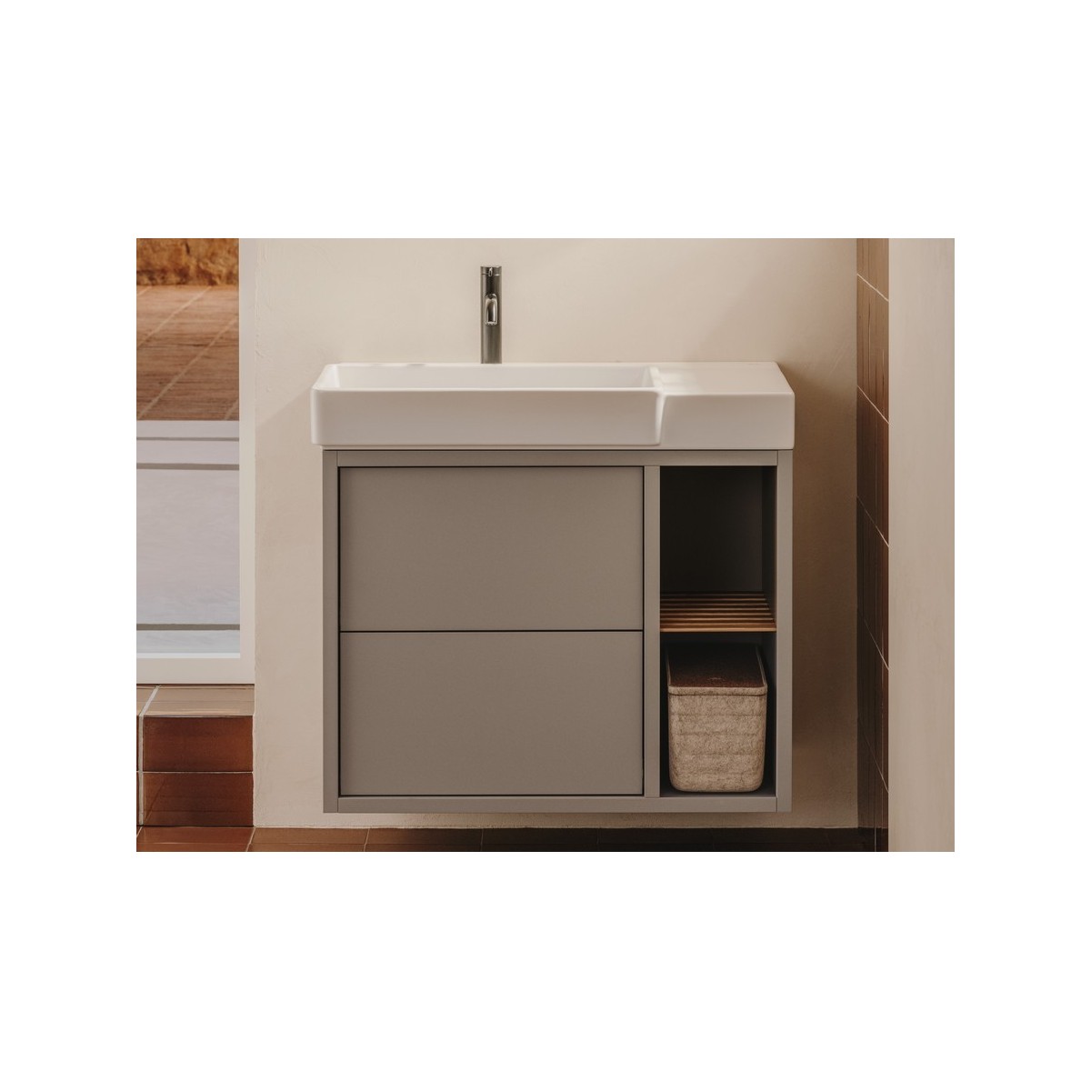 Ona Mit Lavabo Corps Lisse Vidage Clic-Clac Chromé-Roca A5A3A9Ec00 