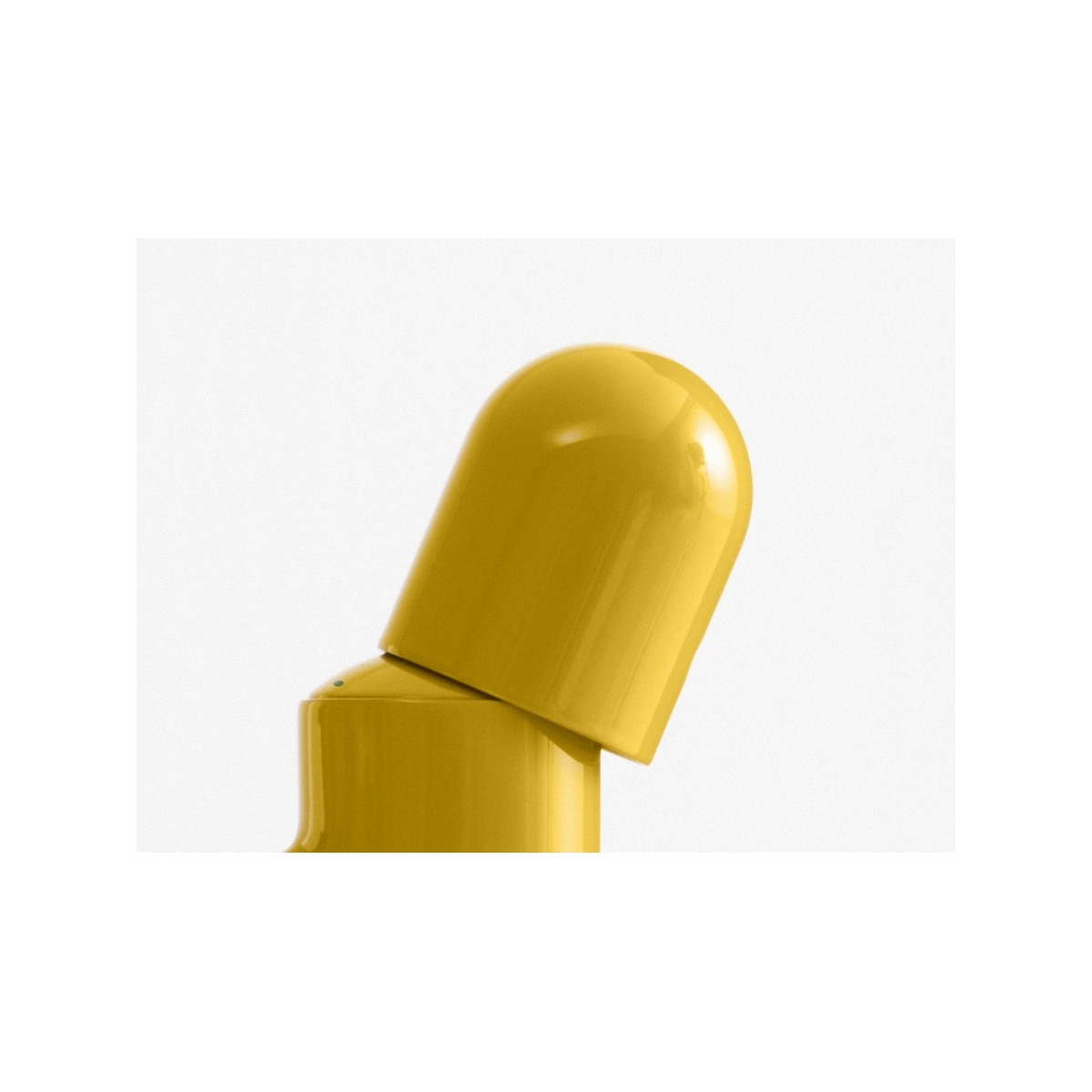 Nu mitigeur lavabo "xl" corps lisse poignée dôme jaune miel - ROCA A5A3X3FP10 