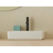 Nu mitigeur lavabo "s" corps lisse poignée dôme titanium black - ROCA A5A3Y3FCN0 