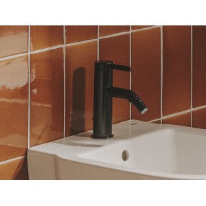 Ona Mitigeur Bidet Vid Auto Noir Mat-Roca A5A609Enb0 
