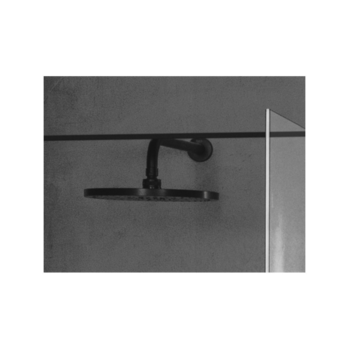 Rainsense Pomme Douche Ronde 250Mm Noir Mat-Roca A5B2250Nb0 