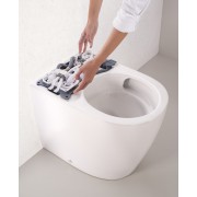 Avant wc au sol rimless, réservoir intégré alimentation hydraulique interne - ROCA A80336MS0W 