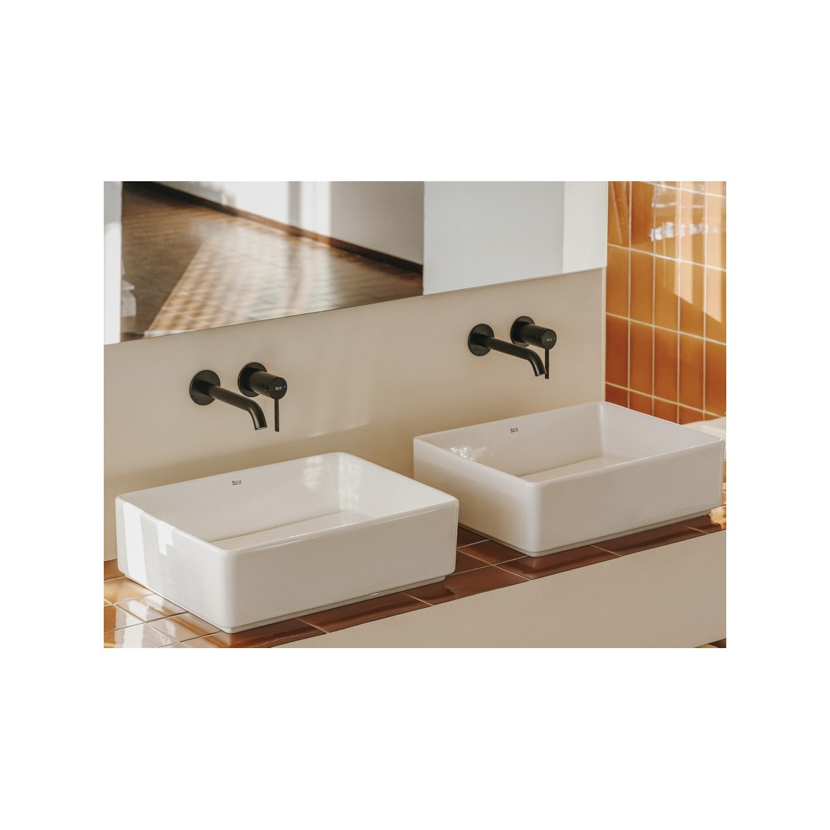 Miroir rectangulaire horizontal luna 1000x900 - ROCA A812189000 