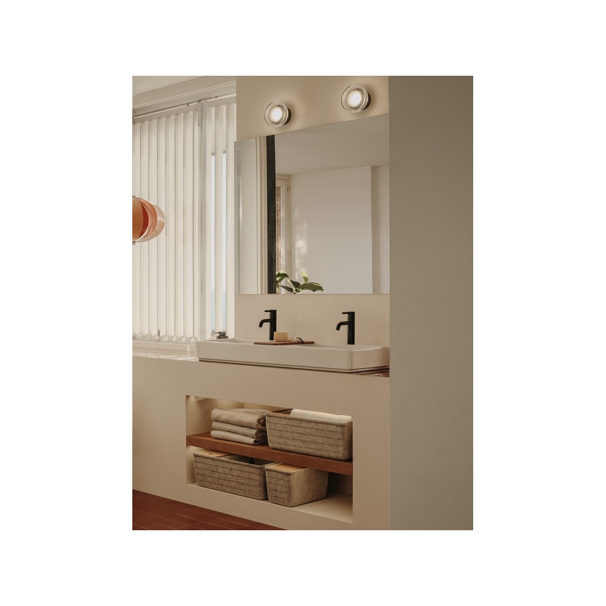 Miroir rectangulaire horizontal luna 1000x900 - ROCA A812189000 
