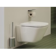 Hotel'S Round Porte-Papier Rouleau Avec Couvercle Chromé-Roca A817581C00 