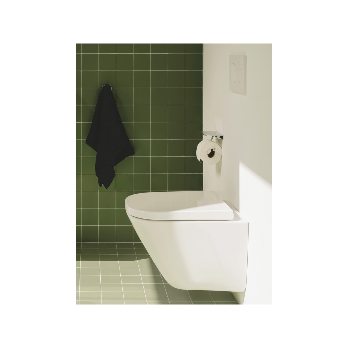 Hotel'S Round Porte-Papier Rouleau Avec Couvercle Chromé-Roca A817581C00 